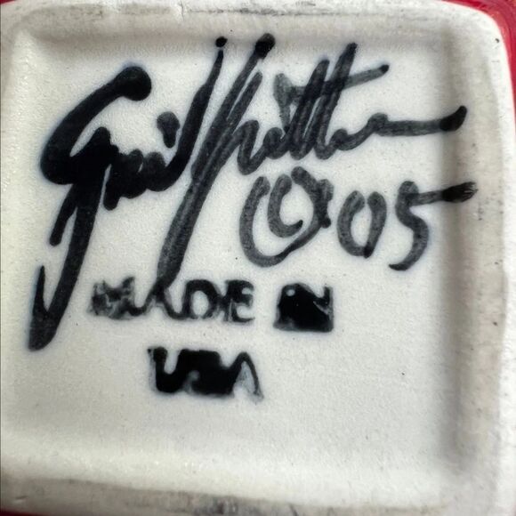 Gail Pittman Signed Hand Painted Bowl - Picture 6 of 6